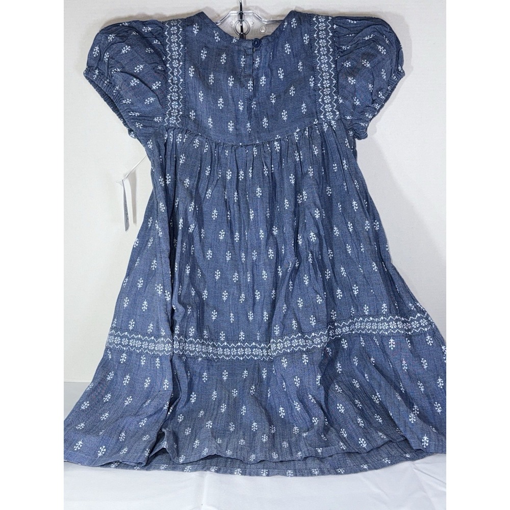 Pretty Old Navy Dress. Size 4T  Blue With White Print